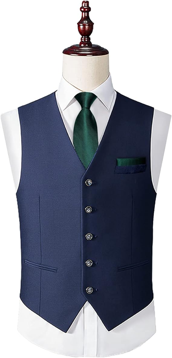 2PCS Set for Father and Son Tie Silk Mens and Boys Adjustable Necktie & Pocket Square Cufflinks Kids Pre-tied Necktie(Emerald Green)