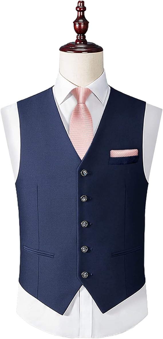2PCS Set for Father and Son Tie Silk Mens and Boys Adjustable Necktie & Pocket Square Cufflinks Kids Pre-tied Necktie（Blush Pink）